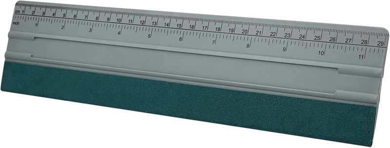 FOSHIO 12 Inch Squeegee with Felt Edge Felt Squeegee Graduate for Bonding Film Wall Sticker Window Film Tint Film Squeegee for Car Market need oriented construction - Image 1