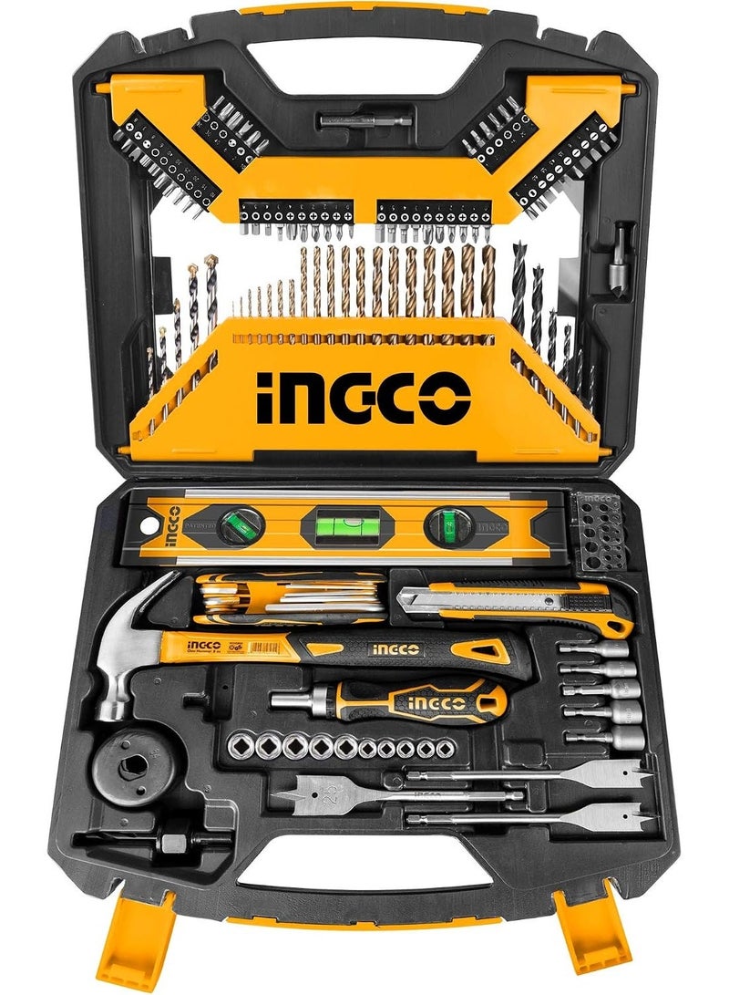 INGCO HKTAC011201 120-Piece Hand Tool Set, Drill Bits and Screwdriver Bits - Image 1