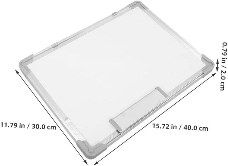 Gadpiparty 2pcs Portable Dry Erase Whiteboard Magnetic Hanging Whiteboard for Home Office Classroom Easy to Mount Single-Sided Message Board - Image 2