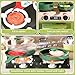 Hitish Kids Kitchen Playset Set 63PCS Pretend Play Kitchen Toys for Toddlers Cooking Stove with Steam Sound Light Play Sink with Manual Faucet Play Food Accessories Gift for Boys 33H Green - Image 4