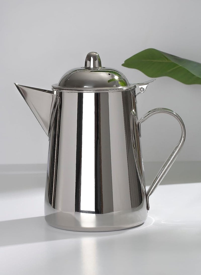 السيف  إبريق حليب من الفولاذ المقاوم للصدأ - سعة 1.2 لتر للاستخدام الاحترافي