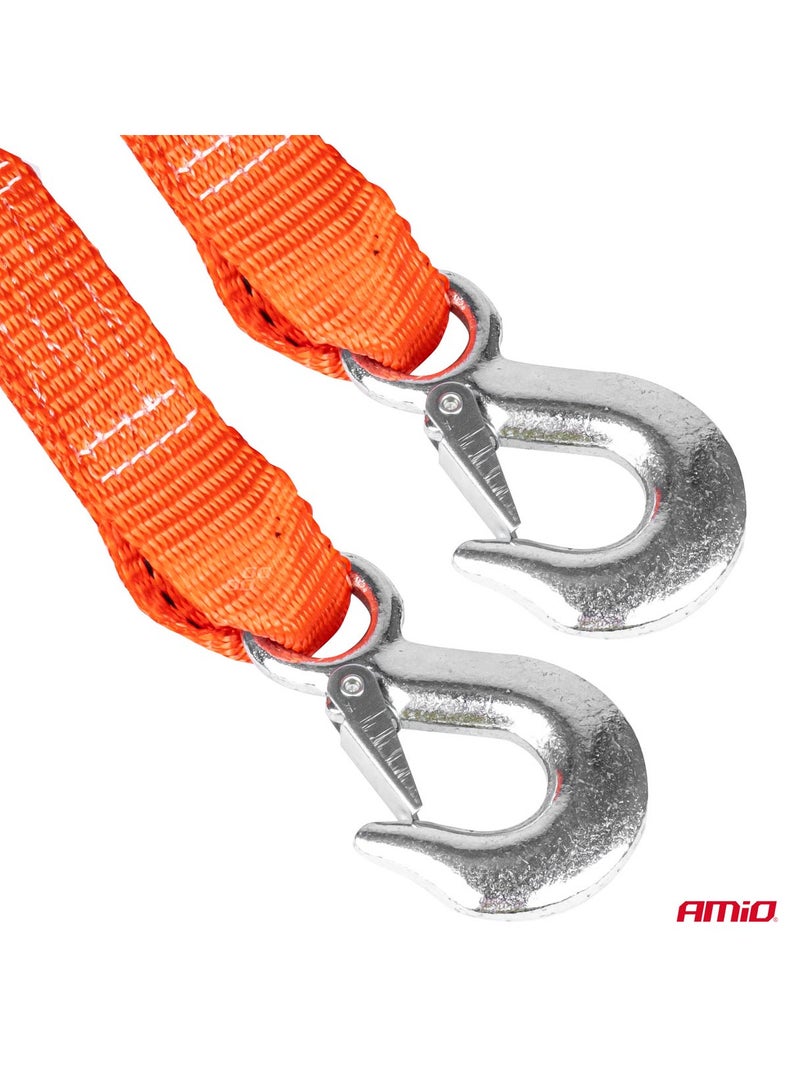 AMIO Tow belt 5m 35mm 4,5t hook + hook - Image 2