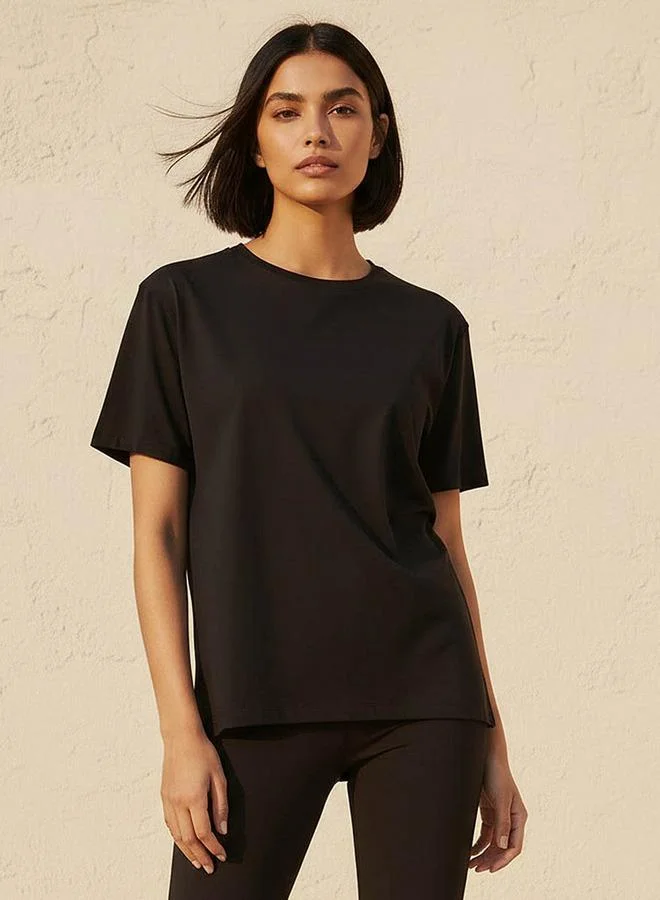 Splash Active Women 2-Way Stretch Boxy T-shirt