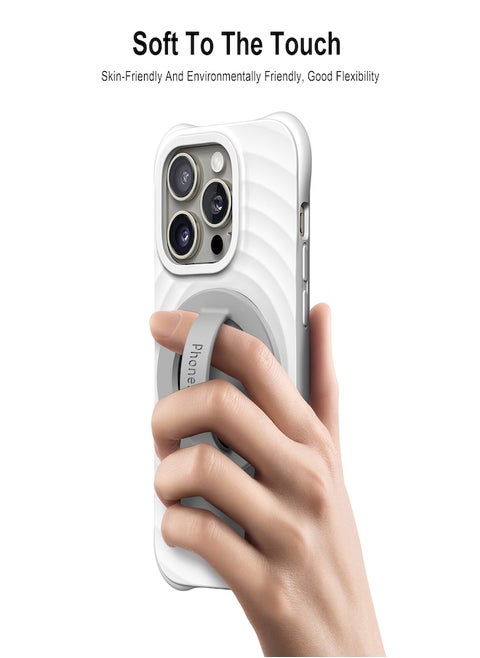 Premium Magnetic Phone Grip for iPhone CaseMate Grey and unique elegance in an integrated design Compatible with MagSafe