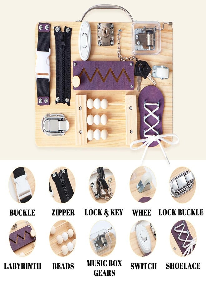 NZNDB Fidget Busy Board for Adults with Dementiam Activities for Seniors, Calming Activities and Games for Autism Sensory Products, Assistance Products Elderly Patients, Gift Toys for Alzheimers Autism - Image 3
