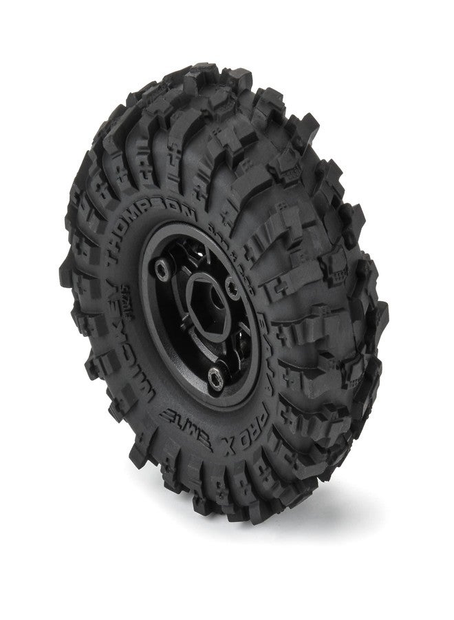 Pro-Line Racing 1/24 MT Baja Pro X F/R 1.0 Tires MTD 7mm Blk 4 PRO1021510 RC Tire - Image 4