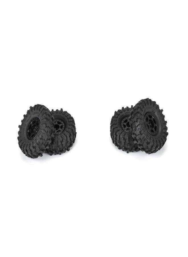Pro-Line Racing 1/24 MT Baja Pro X F/R 1.0 Tires MTD 7mm Blk 4 PRO1021510 RC Tire - Image 3