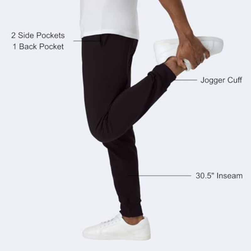بنطلون رياضي رجالي Hanes Originals من Hanes، 100 قطن جيرسي - Image 2