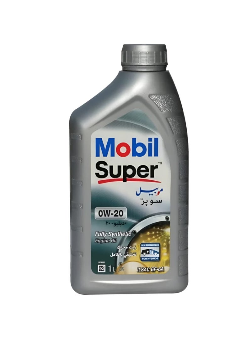 موبيل زيت موبيل سوبر  0W-20  تخليقي بالكامل | حماية متطورة للمحرك وأداء فائق 12 لتر - Image 1