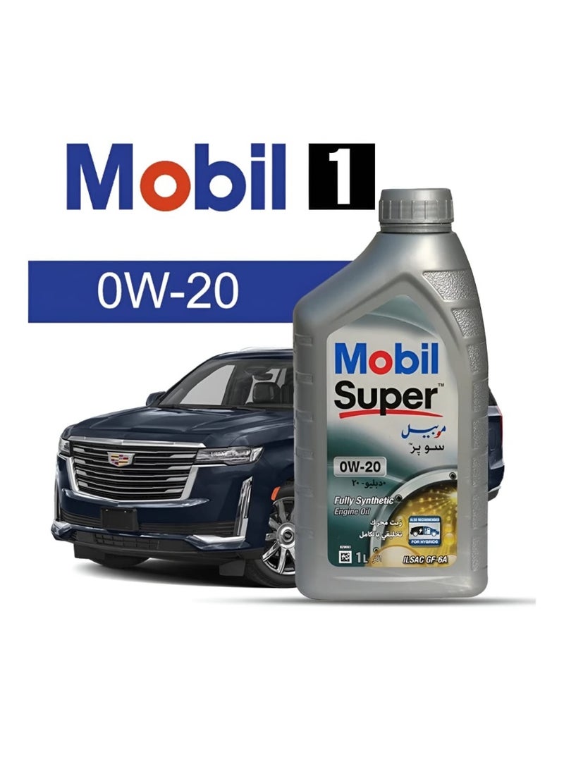 موبيل زيت موبيل سوبر  0W-20  تخليقي بالكامل | حماية متطورة للمحرك وأداء فائق 12 لتر - Image 3
