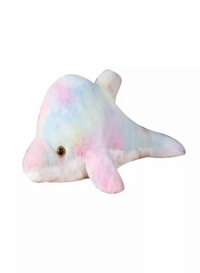 Vaishno Soft for Girl Dolphin Plush Pillow Rainbow Super-Soft, Safe, Great Birthday Gift for Baby/Boys/Girls Soft Cute Kids Animal s Home Decor (Size 35 cm) - Image 1