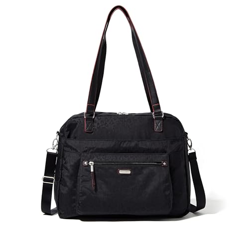 Baggallini Overnight Expandable Laptop Tote - 16.5"x13.5" Lightweight Weekender Carry-on Travel Bag for Women - Image 1
