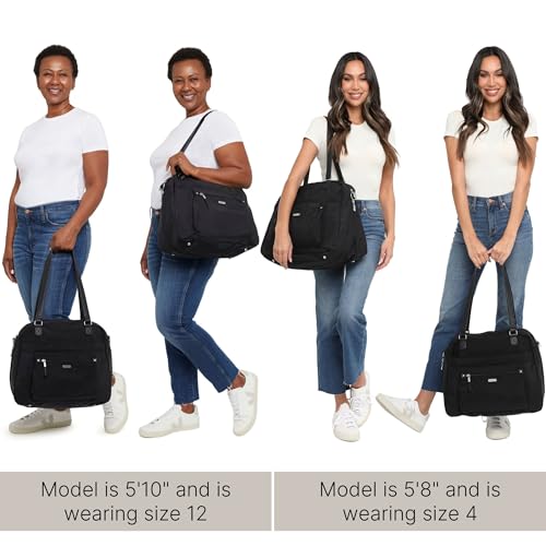 Baggallini Overnight Expandable Laptop Tote - 16.5"x13.5" Lightweight Weekender Carry-on Travel Bag for Women - Image 5