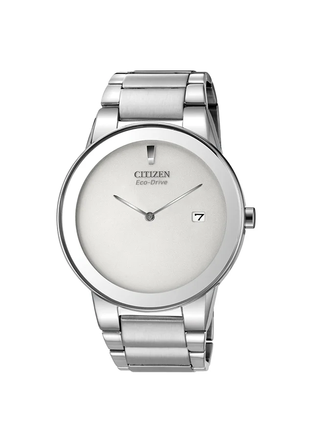 CITIZEN Men's Analog Round Shape Stainless Steel Wrist Watch AU1060-51A 40 Mm