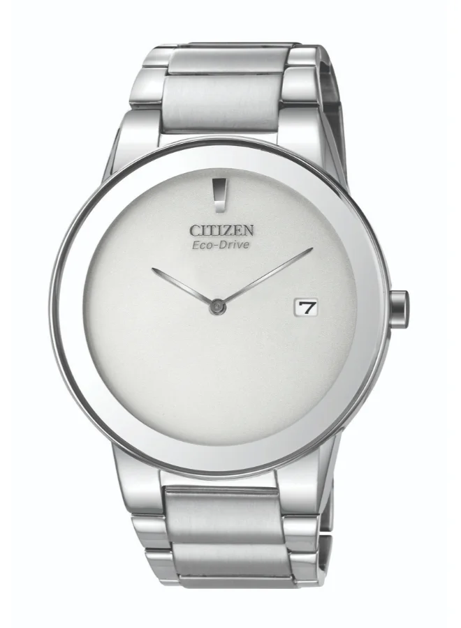 CITIZEN Men's Stainless Steel Eco-Drive Standard Watch AU1060-51A - 40 mm