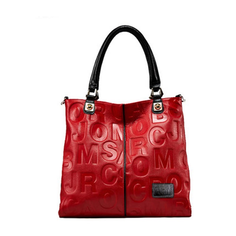 Women'S Bag Style Genuine Leather Women'S Bag Crossbody Shoulder Bag Women'S Large Capacity Tote Bag - Image 1
