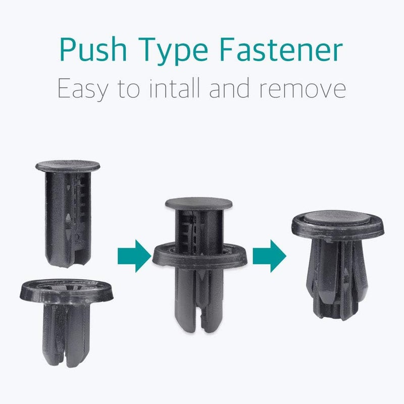 Lantee 50 Pcs Bumper and Wheel Well Liner Push-Type Retainer Clips Replace for 91505-TM8-003 Fit for Honda & Fit for Acura - Image 5