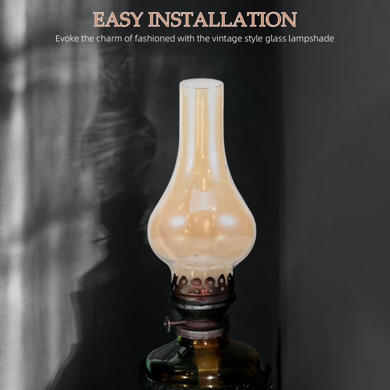 Retro Style Glass Light Shade Replacement for Home Decor Living Room Bedroom Dining Room Lighting Rustic Lampshade Glass Lamp Cover - Image 4