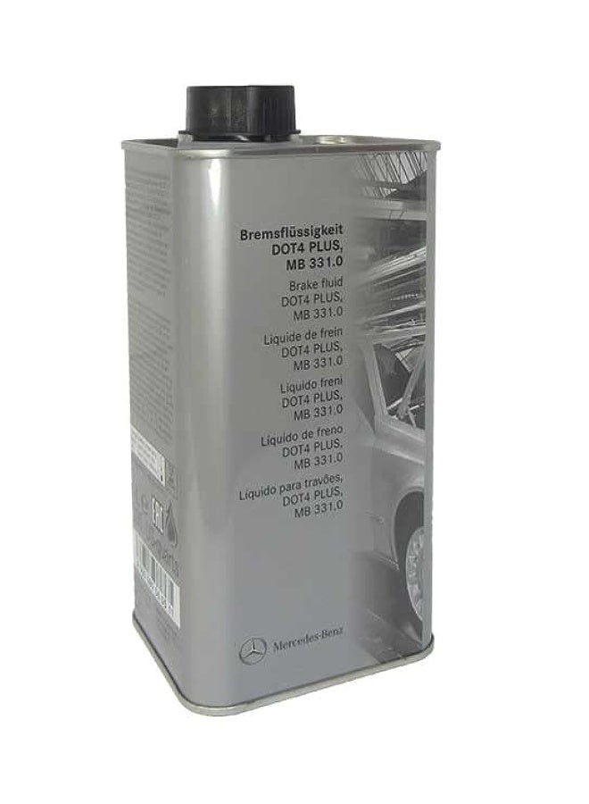 Mercedes-Benz Mercedes GENUINE 1L Brake Fluid DOT 4 PLUS Ultra Low Viscosity MB Spec 331.0 NEW  - Image 1