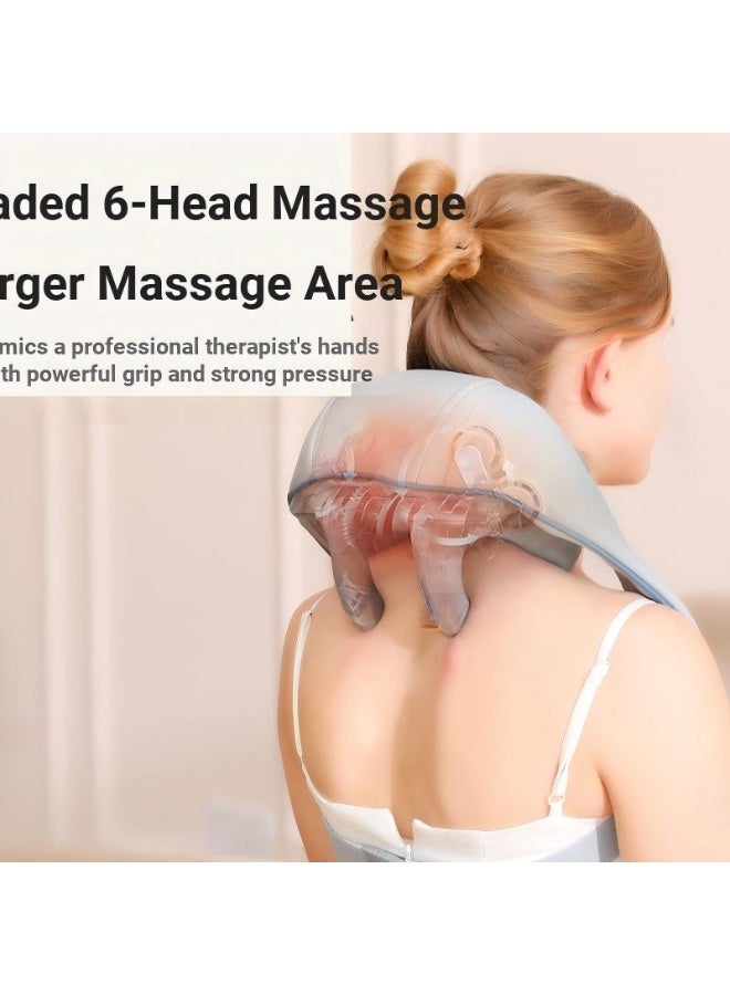 Shiatsu Back Neck Shoulder Massager Heated Massager For Neck, Back,Shoulder,Foot And Leg Muscle Pain Relief For Home Office And Car Use - Image 3