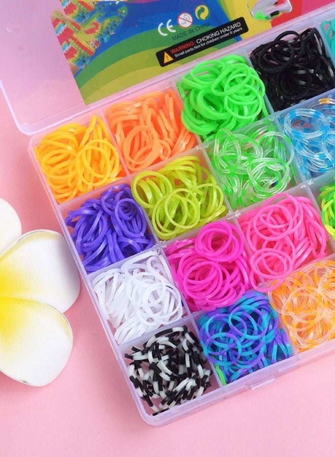 Haidue DIY Rubber Color Random Bands Kit Toys For Bracelet Making Kit DIY Art And Craft Refill Kit Girls Creativity Gift - Image 4