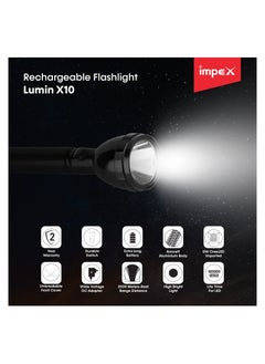 Impex Impex LUMIN X10 Rechargeable LED Flashlight  - Image 2