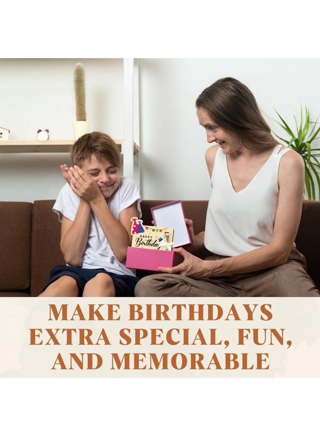 STOFINITY Birthday Money Holder for Cash Gift Ideas - Fun Money Gift Cash Holder, Wooden Money Birthday Card Holder, Unique Birthday Gifts - Image 3