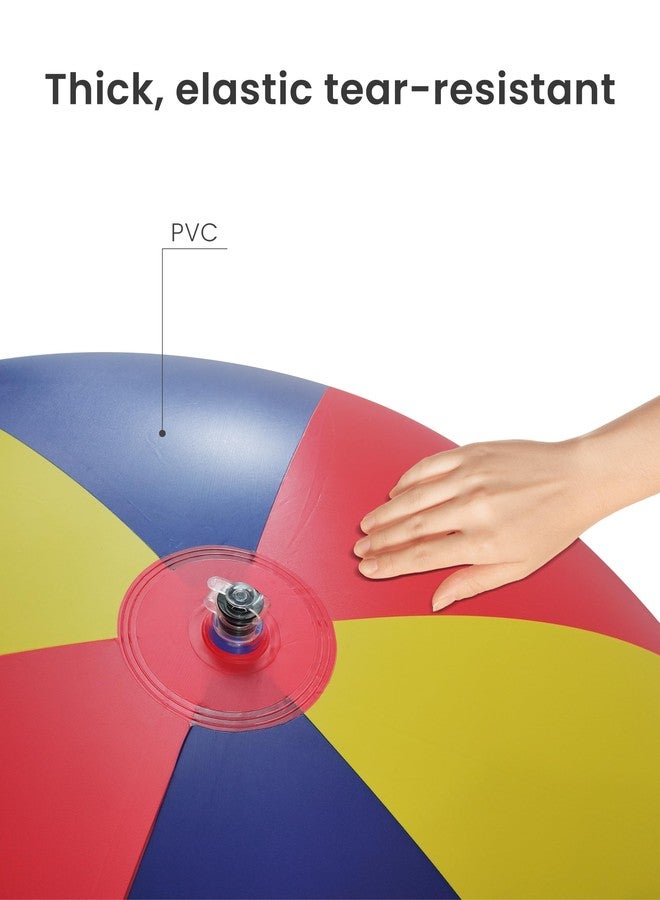 NYEONHRT 6.5ft Giant Inflatable Beach Ball - Huge Multi-Color Fun for Adults - Perfect for Pool, Beach, and Outdoor Play - Image 4