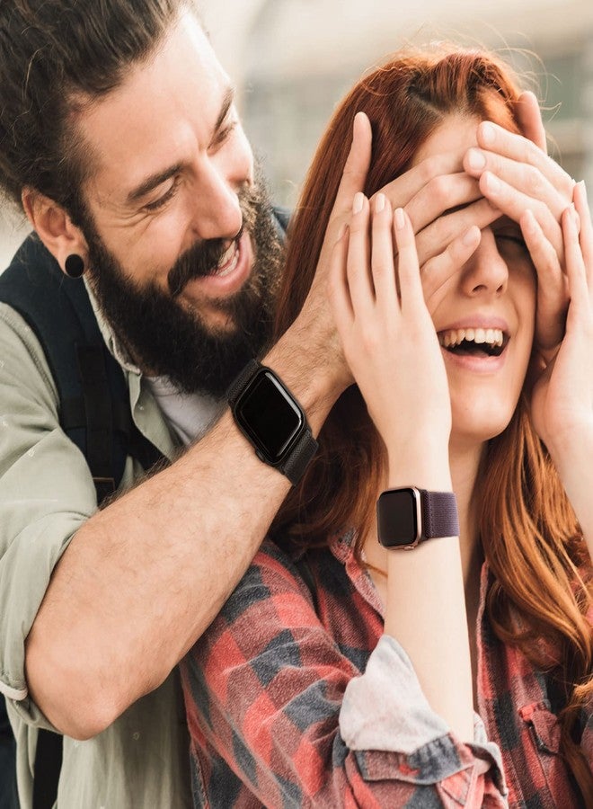 CCnutri 4 Pack Stretchy Nylon Solo Loop Bands Compatible with Apple Watch Band 38mm 40mm 41mm 42mm 44mm 45mm 46mm 49mm, Sport Elastic Wristband Women Men Strap for iWatch Series 11 10 9 8 7 6 5 4 3 SE Ultra - Image 4