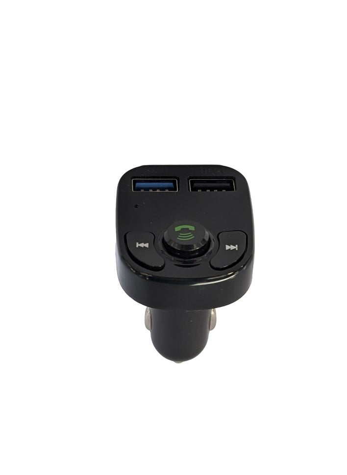 ماركة غير محددة - مشغل ام بي 3 بلوتوث X8A يدعم السيارة مع جهاز ارسال اف ام ومكبر صوت مع شحن USB - Image 1