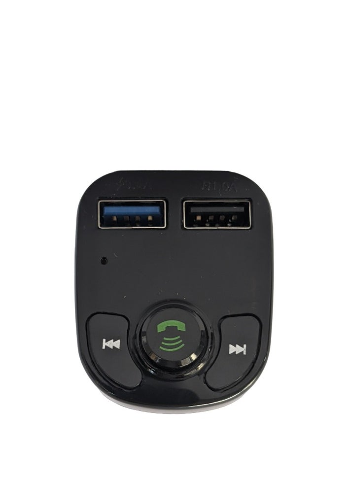 ماركة غير محددة - مشغل ام بي 3 بلوتوث X8A يدعم السيارة مع جهاز ارسال اف ام ومكبر صوت مع شحن USB - Image 1