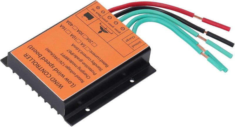 MPPT Wind Turbine Controller, 12V 24V 16A with PWM Load Protection for Wind Generator Systems - Image 4