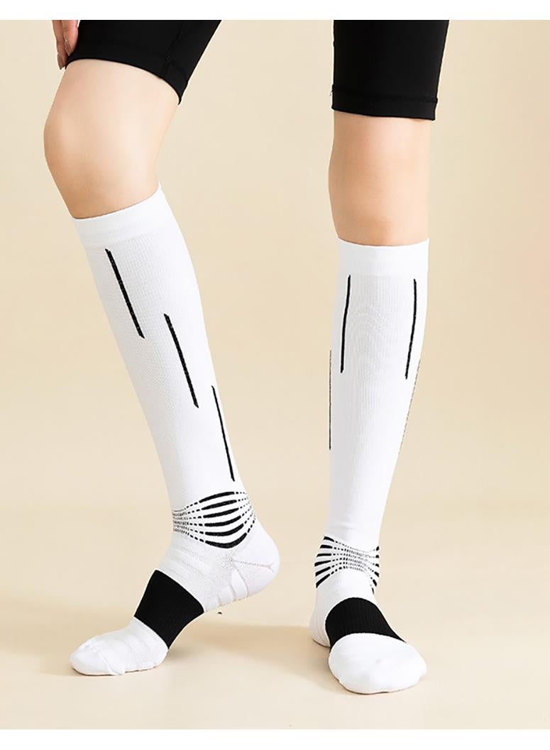 Sweet seven Compression Socks for Injury Recovery & Pain Relief - Medical Athletic Calf Socks - 1 Pair (20-30 mmHg) - Image 1