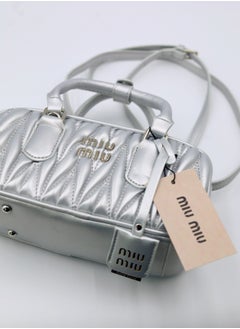Miu Miu Small Arcadie Top Handle Bag in Matelassé Nappa Leather Crossbody Shoulder  - Image 4