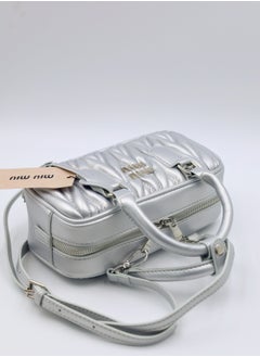 Miu Miu Small Arcadie Top Handle Bag in Matelassé Nappa Leather Crossbody Shoulder  - Image 5