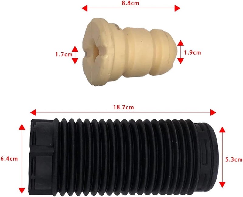 Yurefax Car Rear Shock Absorber Dust Cover Kit for BMW - Image 2