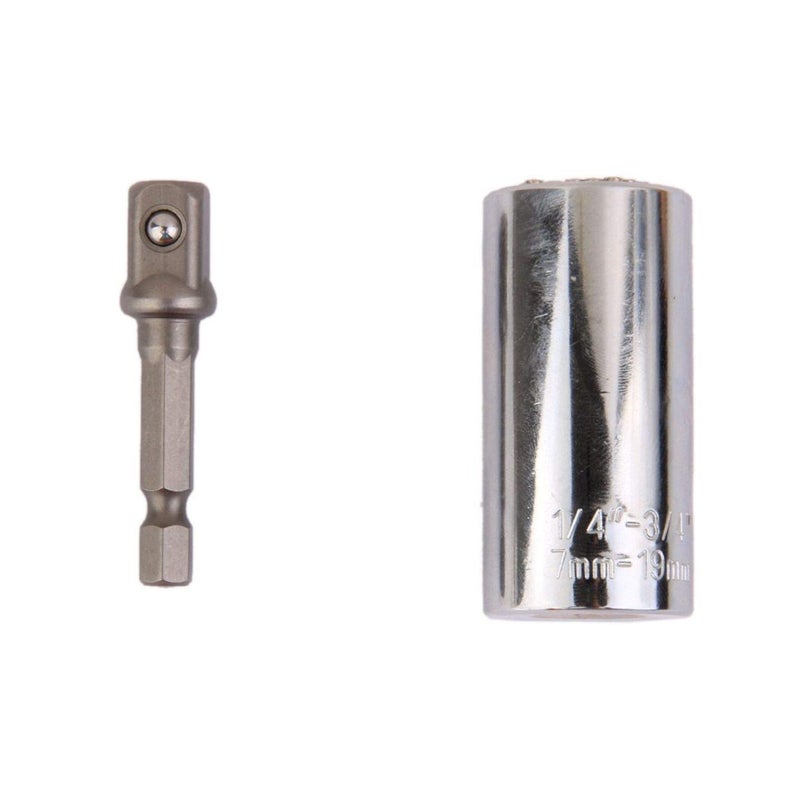 Robodo 2Pcs Universal Gator Socket Adapter GripPower Drill Adapter Tool - Image 3