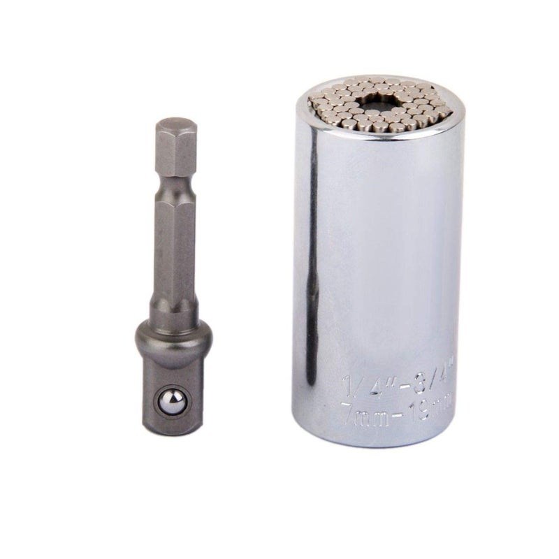 Robodo 2Pcs Universal Gator Socket Adapter GripPower Drill Adapter Tool - Image 2