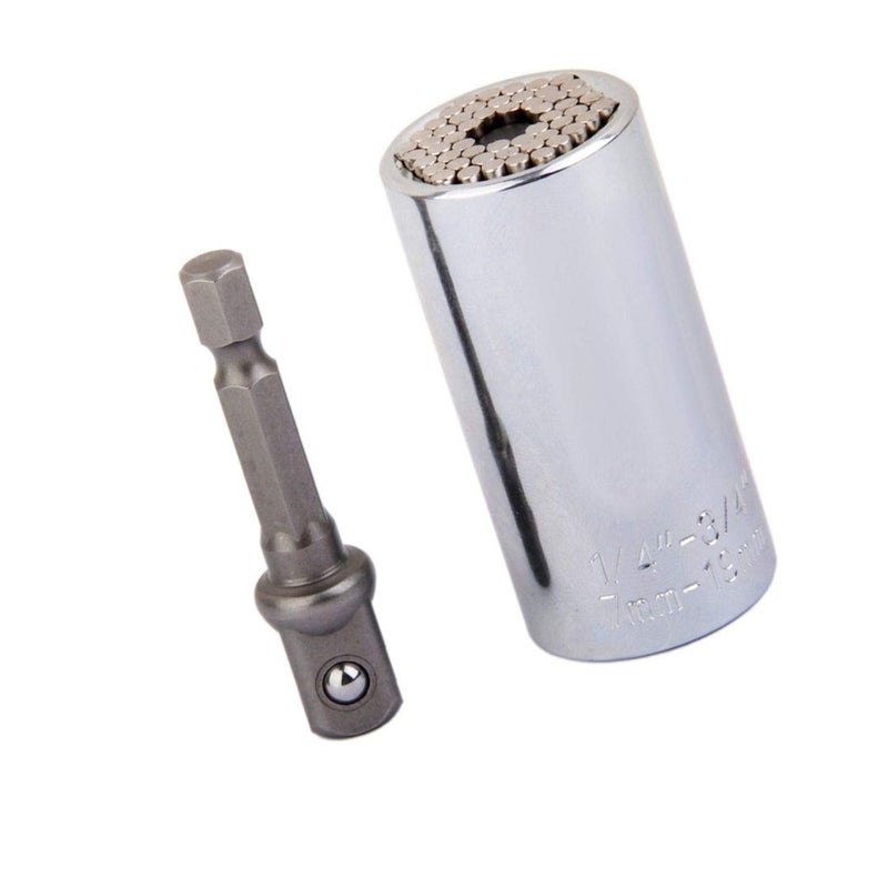 Robodo 2Pcs Universal Gator Socket Adapter GripPower Drill Adapter Tool - Image 1