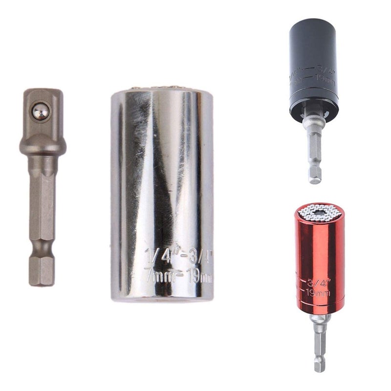 Robodo 2Pcs Universal Gator Socket Adapter GripPower Drill Adapter Tool - Image 5