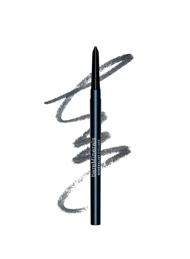 bareMinerals Mineralist Lasting Eyeliner – Graphite | Long-Wear Waterproof Creamy Retractable Pencil Eyeliner with Avocado Oil & Aloe Vera – 0.35 g - Image 1