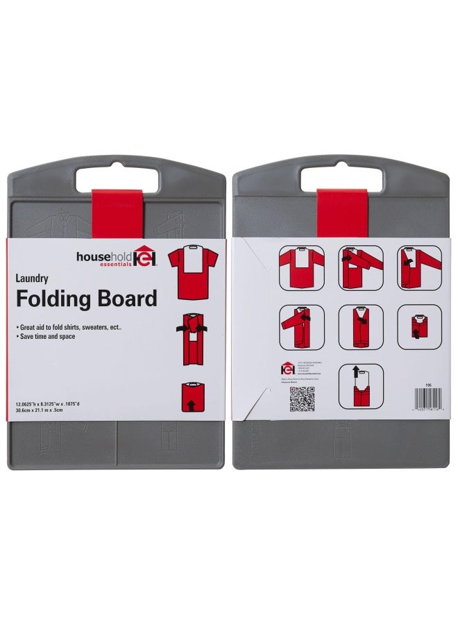 Household Essentials Shirt Folding Board For Laundry Folds T Shirts Polos And Dress Shirts Black - Image 5
