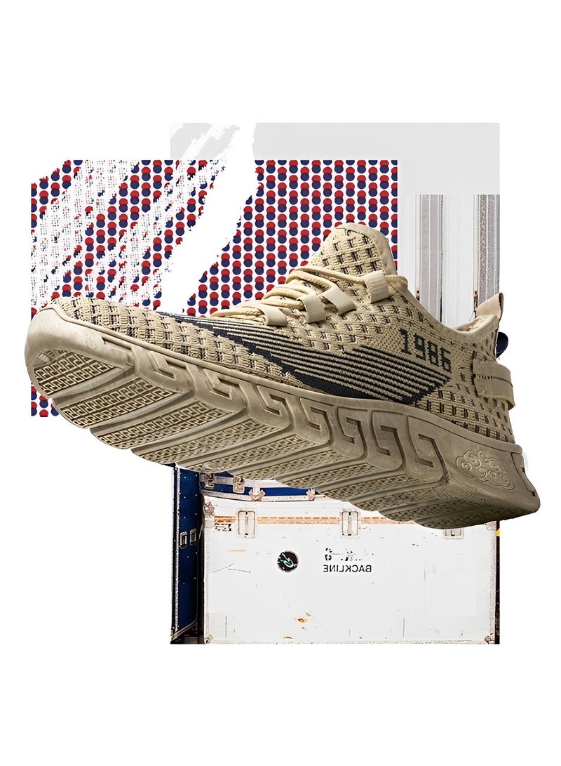 REOCLE Men's Sneakers Fitness Shoes with Breathable Mesh & Anti-slip Wear-resistant Soles Lightweight Sneakers for Jogging & Running & Walking & Training - Image 3