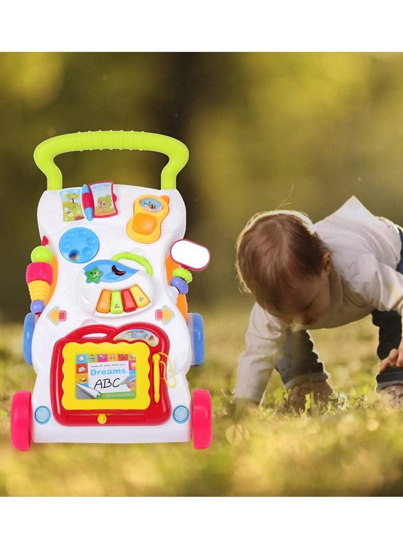 HUNGER Learning Walker, Safe Walkers Toys, Gift Science Educational Interactive for Children Kids Baby Toddler - Image 3
