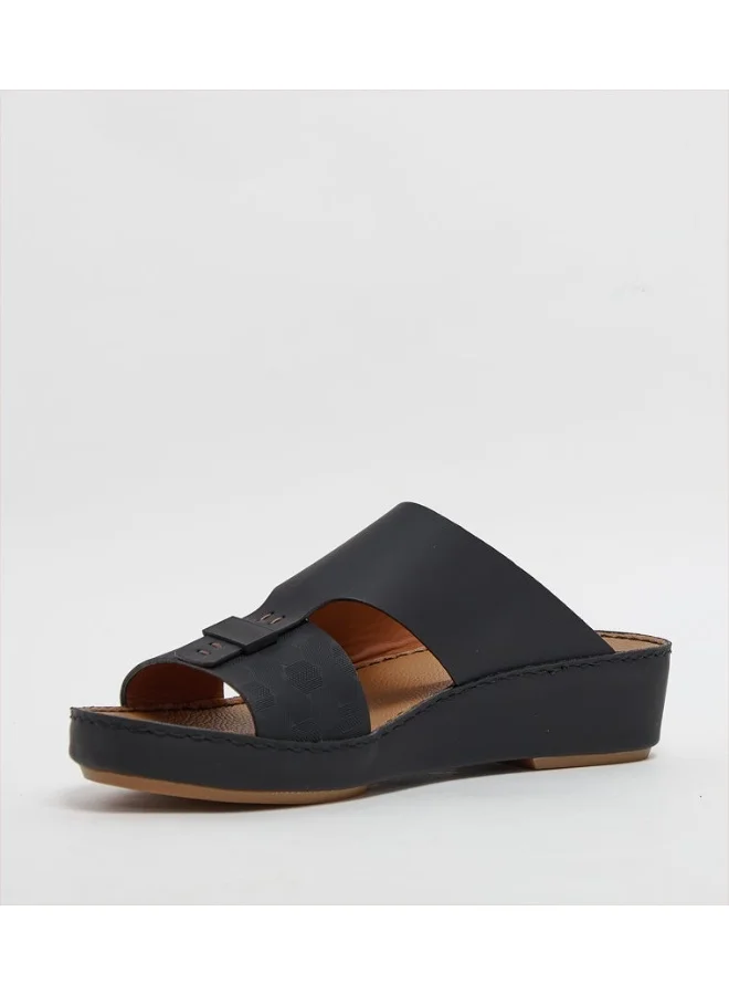 الدو Black Men's Arabic Sandals