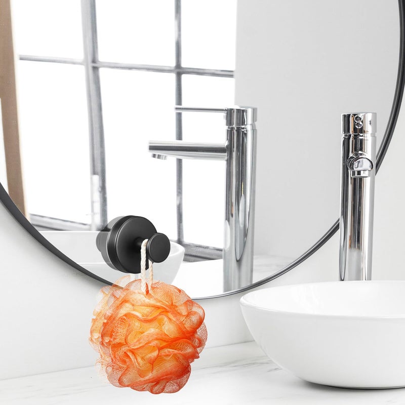 Stainless Steel Suction Cup Hooks Heavy Duty Black Finish 2pcs - Image 5