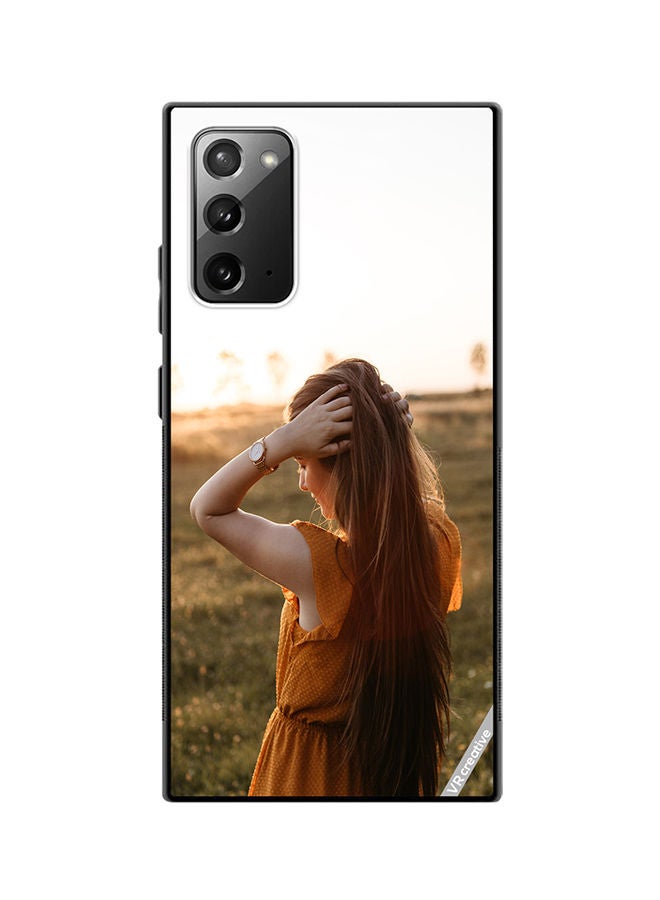 VR CREATIVE Protective Case Cover For Samsung Galaxy Note20 5G Sunset Girl Design Multicolour - Image 1