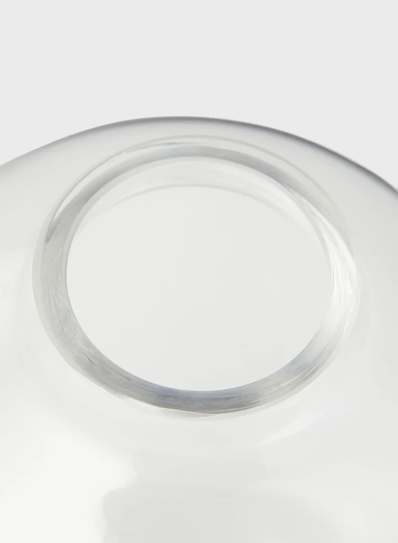 H&M Mini Vase In Clear Glass