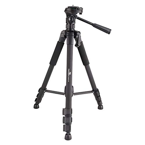 Powerpak Photo-X7 5ft 4 Section Aluminium Tripod for Smartphones & Cameras | 3-Way Pan Head | Lightweight Photo Video Camera Tripod with Bluetooth Remote and Mobile Holder for DSLR | Payload 4kg - Image 5