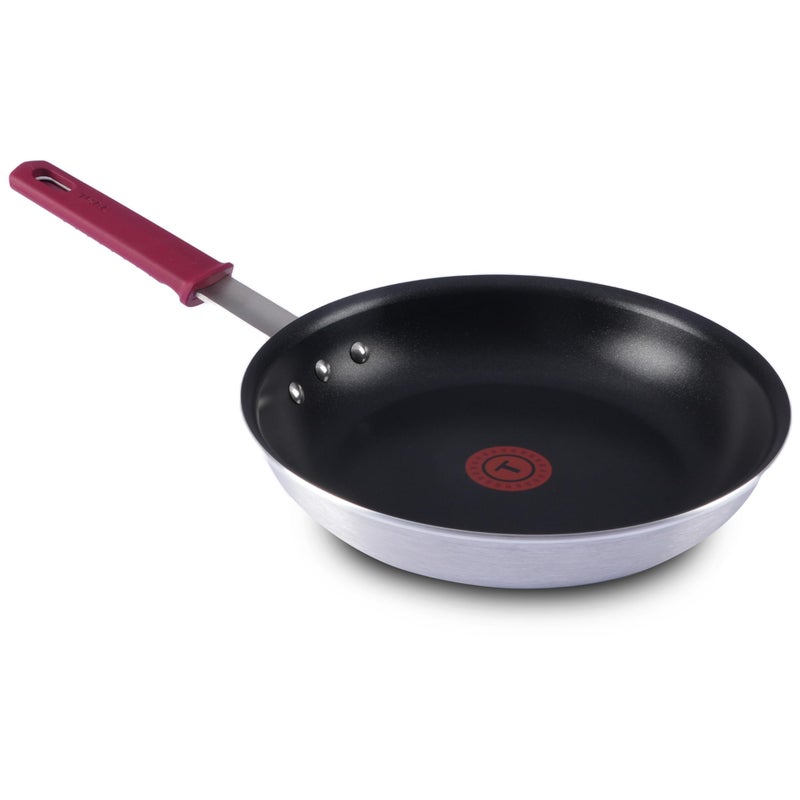 TFal Professional VX3 Brushed Nonstick Fry Pan with Stainless Steel Handle 10 Inch Oven Broiler Safe 400F Cookware Pots and Pans Frying Pan Restaurant Grade Certified by the NSF and CBA Black